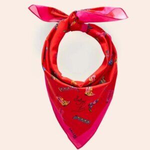 Balzac Paris Paros cowboy boots scarf NWT